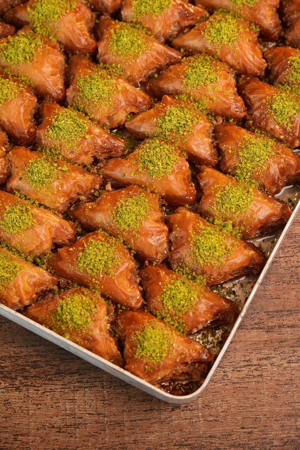Baklava with pistachio and honey