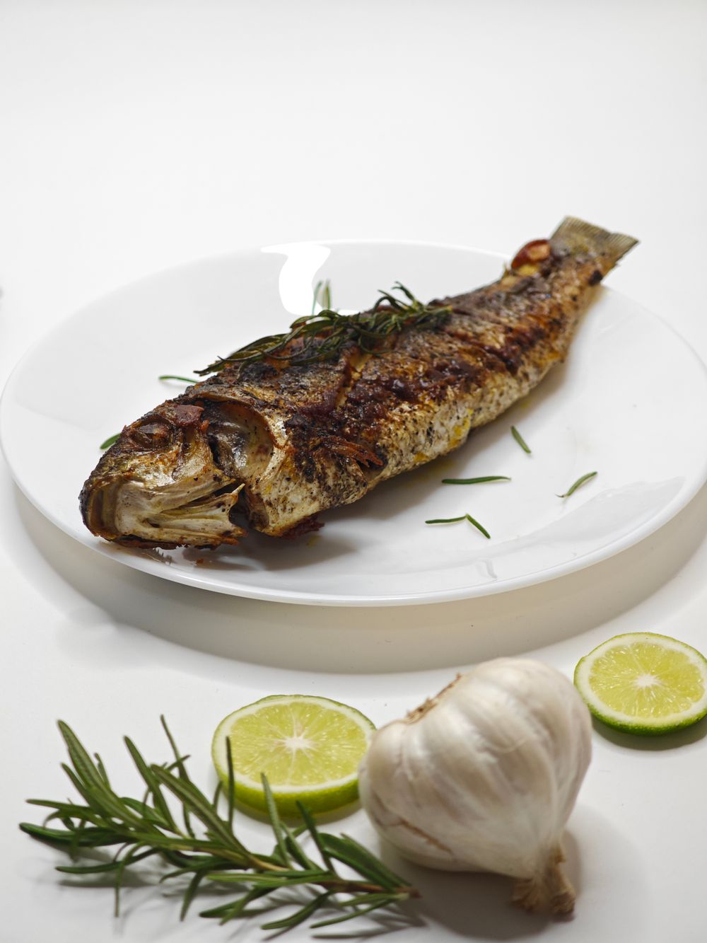 Grilled branzino with chimichurri